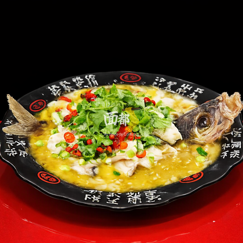 Ragoût de poisson au chou mariné pimenté